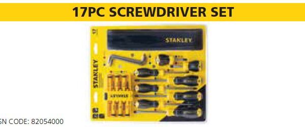 17PC SCREWDRIVER SET