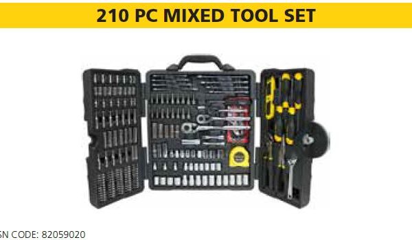 210 PC MIXED TOOL SET