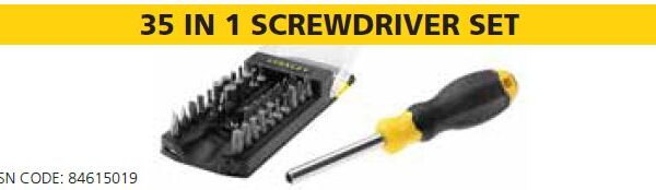 35 IN 1 SCREWDRIVER SET