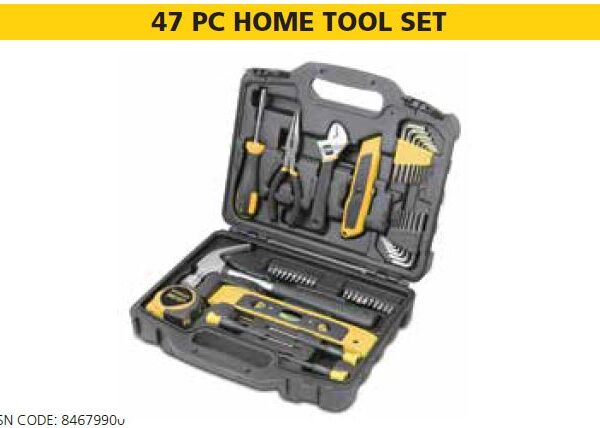 47 PC HOME TOOL SET