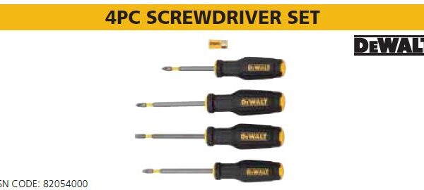 4PC SCREWDRIVER SET