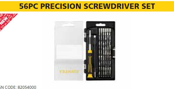 56PC PRECISION SCREWDRIVER SET