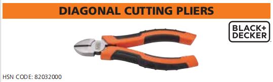 DIAGONAL CUTTING PLIERS