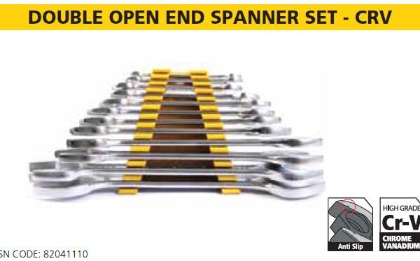 DOUBLE OPEN END SPANNER SET - CRV
