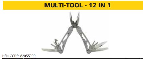 MULTI-TOOL - 12 IN 1