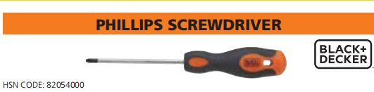 PHILLIPS SCREWDRIVER
