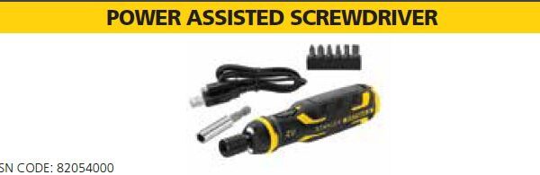 POWER ASSISTED SCREWDRIVER
