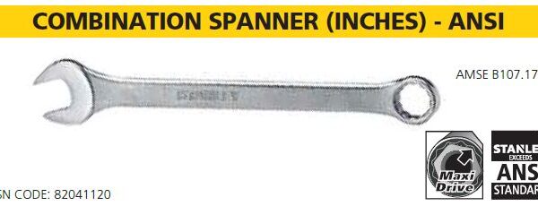 COMBINATION SPANNER (INCHES) - ANSI