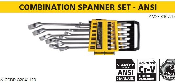 COMBINATION SPANNER SET - ANSI