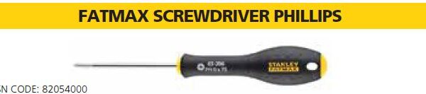 FATMAX SCREWDRIVER - POZI DRIVE