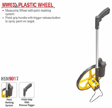 MW03 Plastic Measuring Wheel