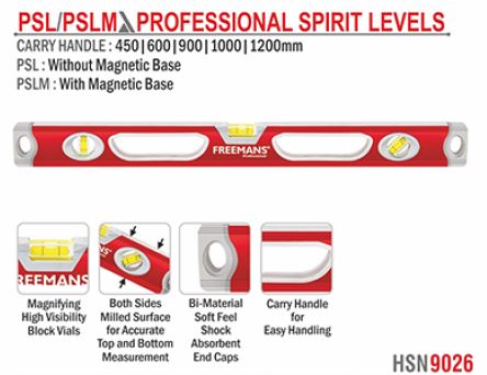 PSL PSLM Spirit Levels