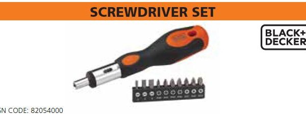 SCREWDRIVER SET