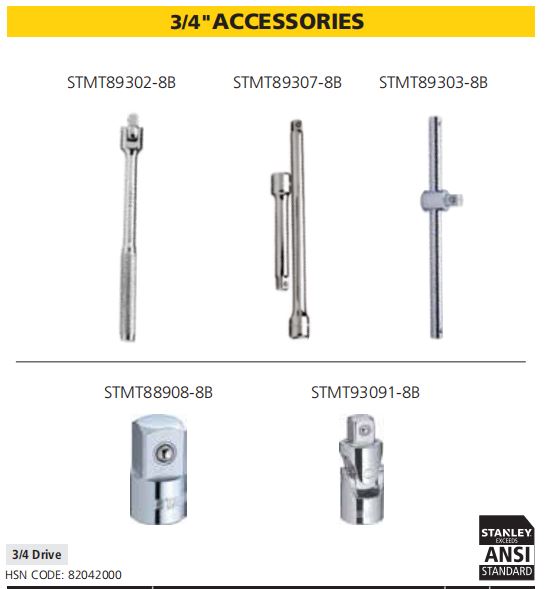 3/4"ACCESSORIES