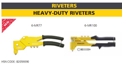 HEAVY-DUTY RIVETERS