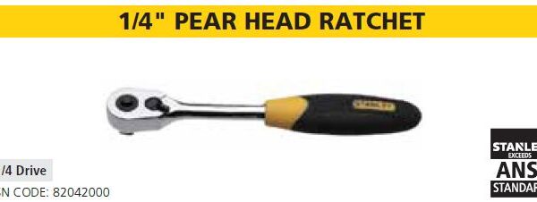1/4" PEAR HEAD RATCHET
